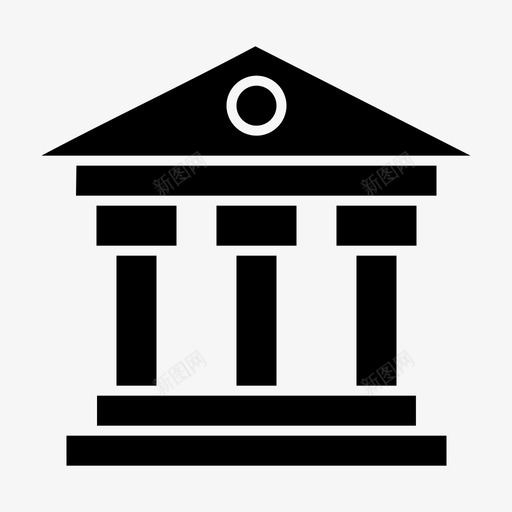 银行机构爱尔兰图标svg_新图网 https://ixintu.com 希腊 机构 爱尔兰 独立日 货币 铭文 银行