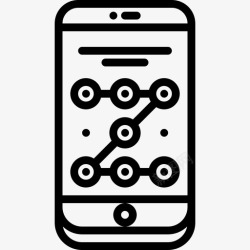 线状图案图案电话32线状图标高清图片