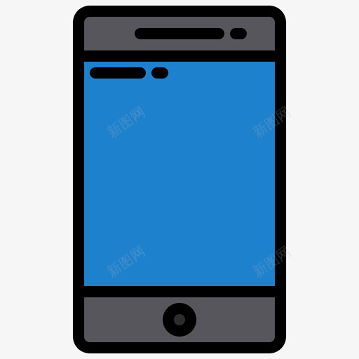 智能手机设备10线性颜色图标svg_新图网 https://ixintu.com 手机 智能 线性 设备 颜色