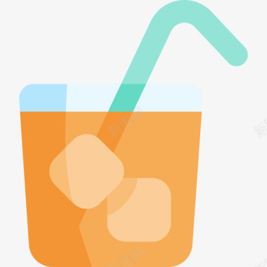 橙汁夏季食品1无糖图标图标