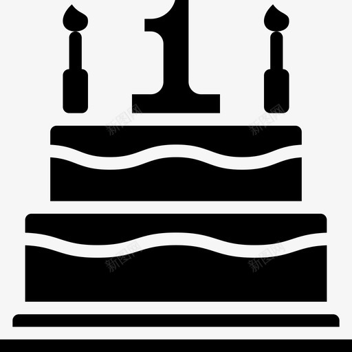 生日蛋糕家庭48填充图标svg_新图网 https://ixintu.com 填充 家庭 生日蛋糕