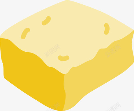 奶酪奶酪4扁平图标图标