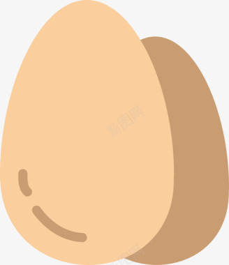 鸡蛋食物171平的图标图标