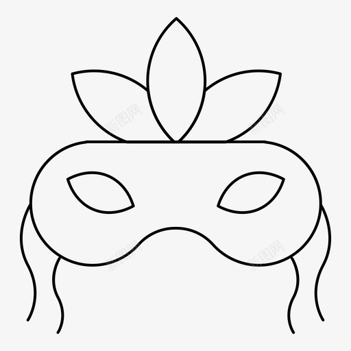 面具服装眼罩图标svg_新图网 https://ixintu.com 2月 威尼 威尼斯 收集 斯人 服装 狂欢节 界面 眼罩 网络 面具