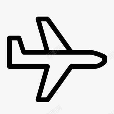 飞机航空公司假日图标图标
