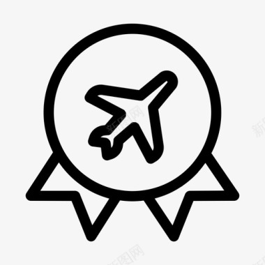飞机福利商务旅行图标图标