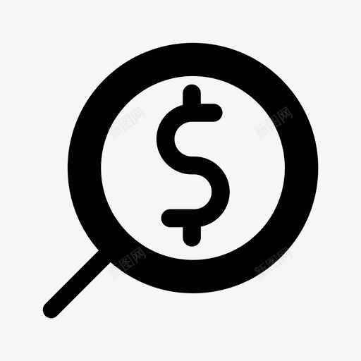 搜钱找跟踪图标svg_新图网 https://ixintu.com 公司 搜钱 跟踪