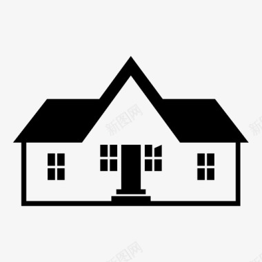 家建筑物家庭图标图标