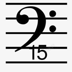 八度低音 倍低八度高清图片