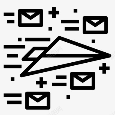 发送电子邮件信封图标图标