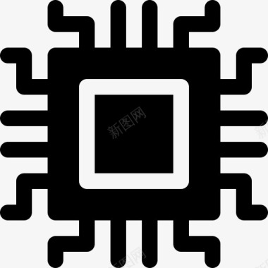 微芯片技术112填充图标图标