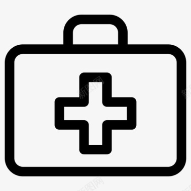 急救箱卫生医药图标图标