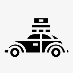 公路管理机构1汽车公路旅行1实心图标高清图片