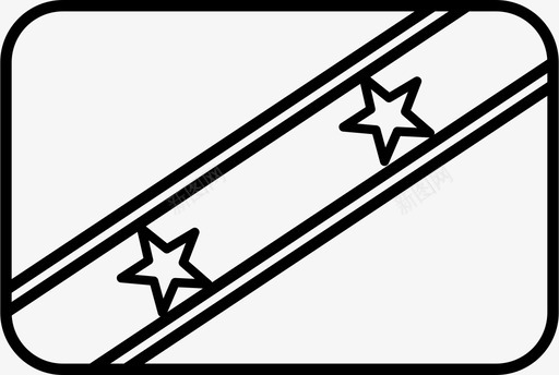 圣基茨和尼维斯国旗kna国家图标图标
