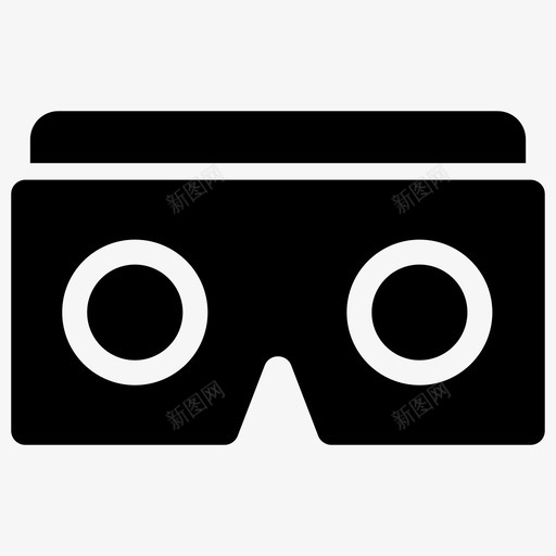 纸板护目镜增强现实扩展现实图标svg_新图网 https://ixintu.com 固体 图标 增强 扩展 护目镜 现实 眼镜 纸板 虚拟现实