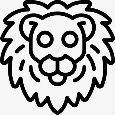 狮子动物园25直系图标图标