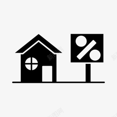 卖房子房子抵押图标图标