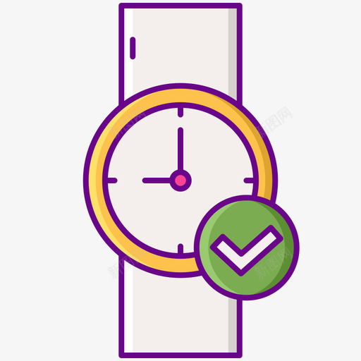 时间管理游戏化4线性颜色图标svg_新图网 https://ixintu.com 时间管理 游戏 线性 颜色