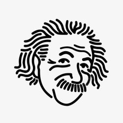 爱因斯坦相对论爱因斯坦数学物理图标高清图片