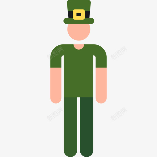 绿帽圣帕特里克节33彩色图标svg_新图网 https://ixintu.com 帕特 帕特里 彩色 绿帽 里克