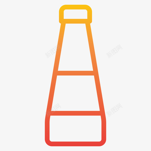 酱汁瓶子和容器2梯度图标svg_新图网 https://ixintu.com 容器 梯度 瓶子 酱汁