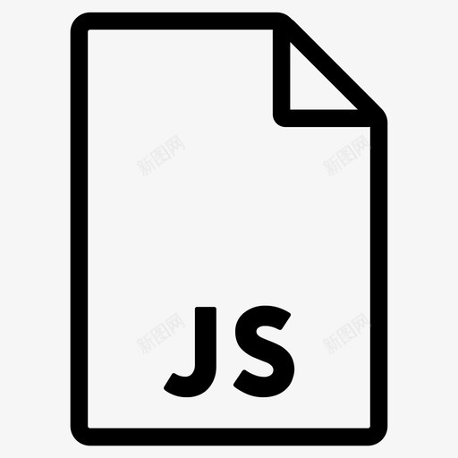 js格式代码文件图标svg_新图网 https://ixintu.com 代码 文件 格式