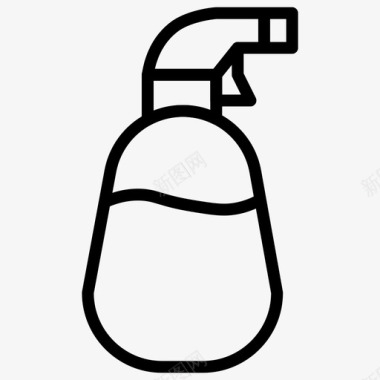 液体清洁剂洗手液图标图标