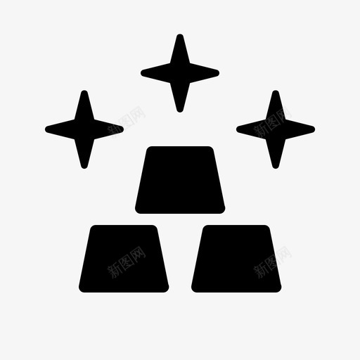 黄金资产酒吧图标svg_新图网 https://ixintu.com 商业 货币 资产 酒吧 金融 黄金