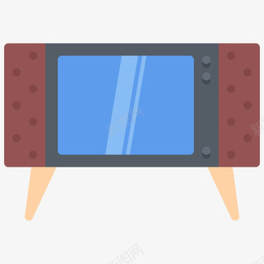 电视旧设备1平板图标图标