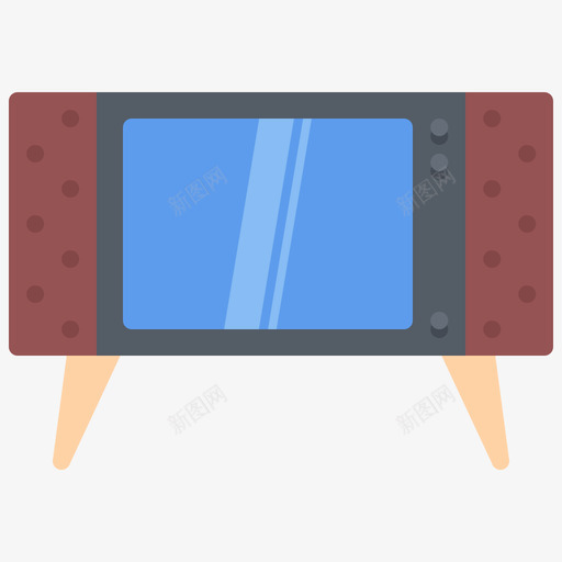 电视旧设备1平板图标svg_新图网 https://ixintu.com 平板 电视 设备