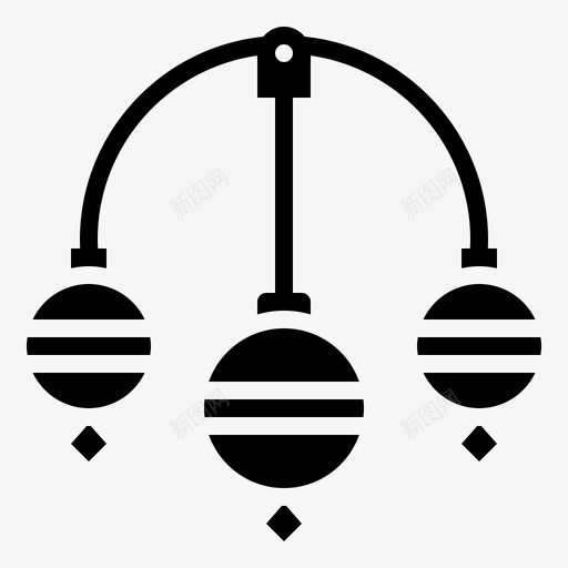 当铺符号伦巴第当铺图标svg_新图网 https://ixintu.com 伦巴 字形 当铺 球体 符号