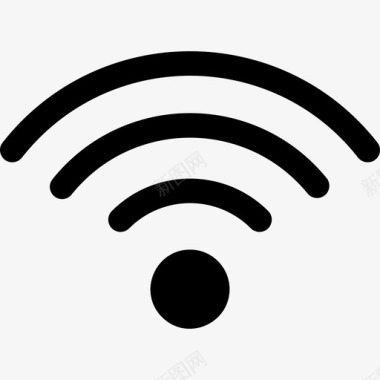 Wifi信号互联网技术23填充图标图标