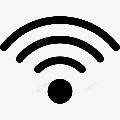 Wifi信号互联网技术23填充图标svg_新图网 https://ixintu.com Wifi 互联网 信号 填充 技术