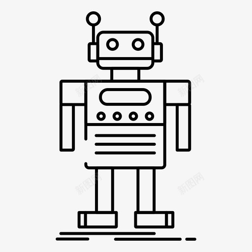 机器人安卓人工图标svg_新图网 https://ixintu.com 2月 v4 人工 安卓 技术 收集 机器人 界面 网络