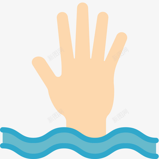溺水救援和反应4平淡图标svg_新图网 https://ixintu.com 反应 平淡 救援 溺水
