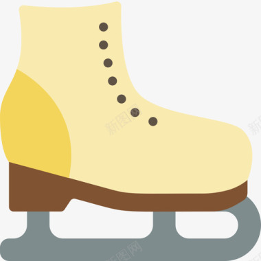 溜冰鞋流行文化4平底鞋图标图标