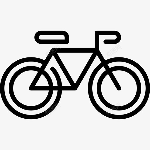自行车自行车比赛13直线型图标svg_新图网 https://ixintu.com 比赛 直线 线型 自行车