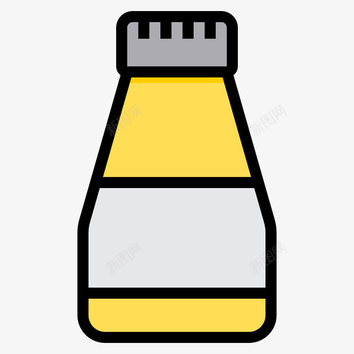 维生素瓶子和容器4线性颜色图标svg_新图网 https://ixintu.com 容器 瓶子 线性 维生素 颜色