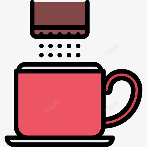 咖啡杯咖啡71彩色图标svg_新图网 https://ixintu.com 咖啡 咖啡杯 彩色