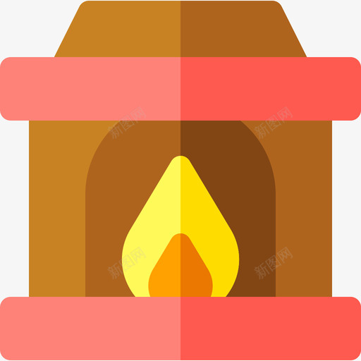 壁炉酒店服务46公寓图标svg_新图网 https://ixintu.com 公寓 壁炉 服务 酒店 酒店服