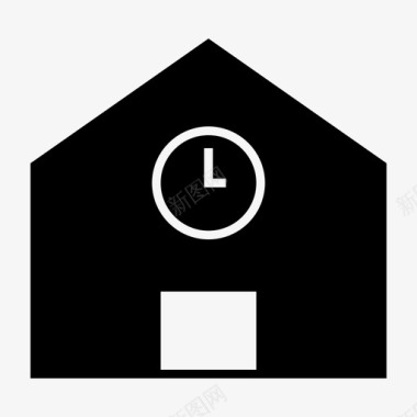 学校建筑公司图标图标