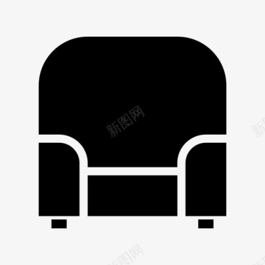 沙发坐椅图标图标