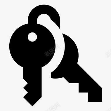 密钥加密锁定图标图标