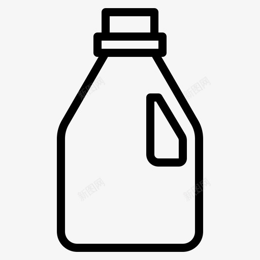 瓶瓶和容器线性图标svg_新图网 https://ixintu.com 容器 瓶瓶 线性