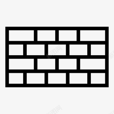 墙建筑砖图标图标