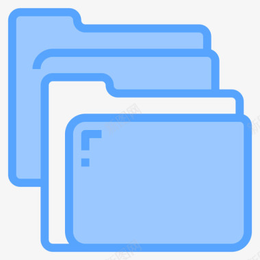 文件夹文件夹和文档7蓝色图标图标