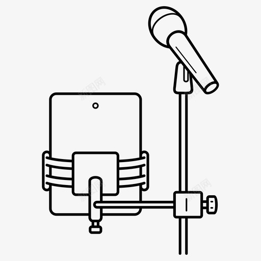 带侧装和麦克风的平板电脑支架带侧面安装和麦克风的平板电脑支架歌词图标svg_新图网 https://ixintu.com 侧面 唱歌 安装 带侧 平板电脑 支架 歌词 麦克风