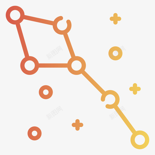 星座空间210梯度图标svg_新图网 https://ixintu.com 星座 梯度 空间