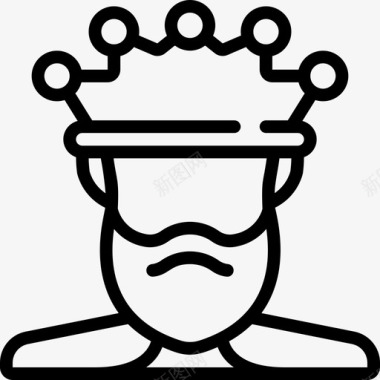 国王君主制3直系图标图标