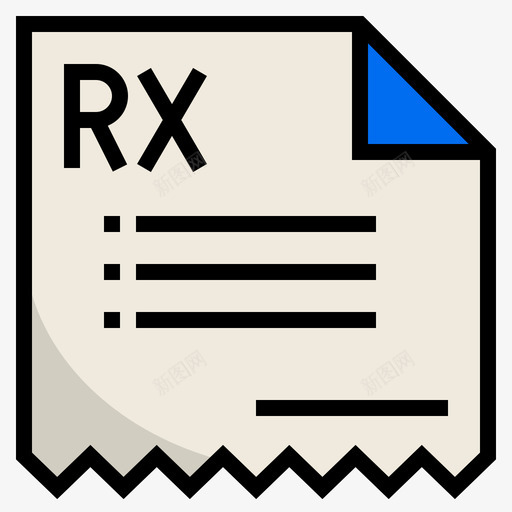 Rx医用179线性颜色图标svg_新图网 https://ixintu.com 医用 线性 颜色